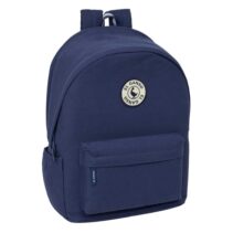 Safta el Ganso Jeans Mochila para Portatiles hasta 15.6" - Bolsillo para Tablet hasta 11" - Antirrobo - Asa de Mano - Conector USB - Acolchada - 31x44x18cm - Color Azul Marino