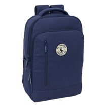 Safta el Ganso Jeans Mochila para Portatiles hasta 15.6" - Portabotellas - Cremallera con Doble Tirador - Bolsillo para Tablet hasta 10.6" - Conector USB - Acolchada - 29x44x15cm - Color Azul Marino