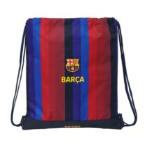 Safta F.C.Barcelona 1ª Equipacion 26/27 Saco Plano - Cierre con Cordones - Bolsillo Interior con Cremallera - 35x40x1cm - Color Rojo y Azul