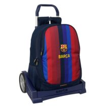 Safta F.C.Barcelona 1ª Equipacion 26/27 Mochila con Carro Evolution - Extraible - 22.5L - Portabotellas - Doble Tirador - Asa de Mano - Espalda Acolchada Antisudor - 32x44x16cm - Color Azul Noche