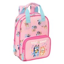 Safta Bluey Dance Mochila Infantil - Tarjeta de Identificacion Personal - Bolsillo Frontal - Hombreras Acolchadas - 20x28x8cm - Color Rosa