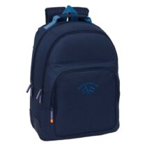Safta Spagnolo Mochila - Adaptable a Carro - Bolsillo Frontal - Portabotellas - Cremallera con Doble Tirador - Asa de Mano - Hombreras y Espalda Acolchada - 32x42x15cm - Color Azul Noche