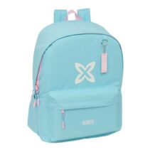 Safta Munich Sky Mochila para Portatiles hasta 15.6" - Bolsillo para Tablet hasta 11" - Antirrobo - Asa de Mano - Conector USB - Cremallera - Doble Tirador - Acolchada - 31x44x18cm - Color Azul Pastel