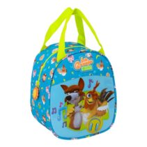 Safta la Granja de Zenon Bolsa Isotermica - Asa de Mano - Cremallera - 19x22x14cm - Color Azul y Amarillo