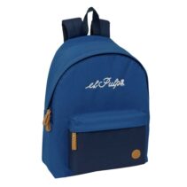 Safta el Pulpo Mochila - Bolsillo Frontal - Espalda Acolchada - Hombreras Ergonomicas - Cremallera con Doble Tirador - Asa de Mano - 33x42x15cm - Color Azul Marino