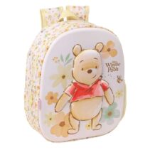 Safta Winnie the Pooh Mochila 3D - Portabotellas - Hombreras Acolchadas - Asa de Mano Superior - 27x33x10cm - Color Amarillo Pastel