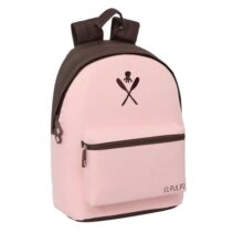 Safta el Pulpo Mochila para Portatiles hasta 14.1" - Bolsillo para Tablet hasta 10.6" - Asa de Mano - Bolsillo Frontal - Acolchada - 31x41x16cm - Color Rosa