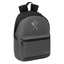 Safta el Pulpo Mochila para Portatiles hasta 14.1" - Bolsillo para Tablet hasta 10.6" - Asa de Mano - Bolsillo Frontal - Acolchada - 31x41x16cm - Color Gris