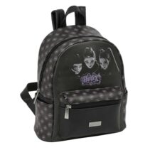 Safta K-Pop Demon Hunters Song Mini Mochila - Bolsillo Frontal y Lateral - Cremallera - Hombreras Ajustables - Asa Superior - Compacta y Ligera - 24x28x12cm - Color Negro