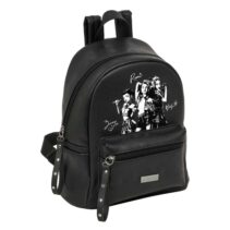 Safta K-Pop Demon Hunters Spirit Mini Mochila - Bolsillo Frontal y Lateral - Cremallera - Hombreras Ajustables - Asa Superior - Compacta y Ligera - 24x28x12cm - Color Negro