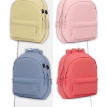 Safta Basics - 8 Ganchos - 16 Mochilas Incluidas - Carton Reciclado - 42x160x42cm - Colores Surtidos
