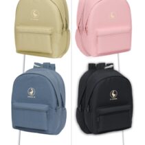 Safta el Ganso Basics - 8 Ganchos - 16 Mochilas Incluidas - Carton Reciclado - 42x160x42cm - Colores Surtidos
