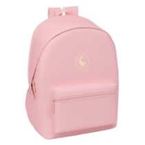 Safta el Ganso Basics Mochila para Portatiles hasta 15.6" - Antirrobo - Bolsillo para Tablet hasta 11" - Asa de Mano - Conector USB - Acolchada - 31x44x18cm - Color Rosa
