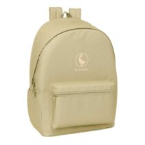 Safta el Ganso Basics Mochila para Portatiles hasta 15.6" - Bolsillo para Tablet hasta 11" - Antirrobo - Asa de Mano - Conector USB - Cremallera - Doble Tirador - Acolchada - 31x44x18cm - Color Arena