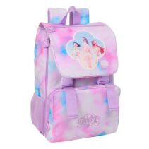 Safta K-Pop Demon Hunters Artist Mochila Extensible - Solapa - Cierre con Cordon - Portabotellas - Bolsillo Frontal - Detalles Reflectantes - Rejilla Antisudor - 18.5x41x15cm - Multicolor