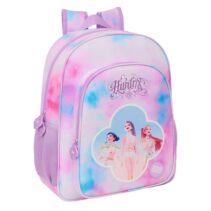 Safta K-Pop Demon Hunters Artist Mochila - 15L - Adaptable a Carro - Bolsillo Frontal - Portabotellas - Cremallera con Doble Tirador - Asa - Hombreras y Espalda Acolchada - 32x38x12cm - Multicolor