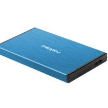 Natec Rhino GO Caja Externa para Discos HDD/SSD SATA 2.5" - USB 3.0 - Compatible con Discos de Hasta 4TB - Plug and Play - Color Azul
