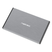 Natec Rhino GO Caja Externa para Discos HDD/SSD SATA 2.5" - USB 3.0 - Compatible con Discos de Hasta 4TB - Plug and Play - Color Gris