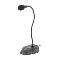 Natec Giraffe 2 Microfono Omnidireccional de Sobremesa - Brazo Felxible - Sensibilidad de -55dB - Color Negro