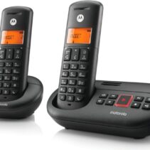 Motorola E212 Telefono Inalambrico Dect + 1 Supletorio - Contestador Automatico - Manos Libres