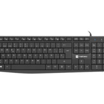 Natec Nautilus Teclado  Multimedia USB - 106 Teclas Membrana - Resistente a Salpicaduras - Color Negro