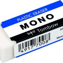 Tombow Mono Goma de Borrar Blanda - 11g - Formato XS - PVC Libre de Ftalatos y Latex - Funda de Papel - Color Blanco