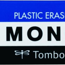 Tombow Mono Goma de Borrar Blanda - 19g - Formato M - PVC Libre de Ftalatos y Latex - Funda de Papel - Color Blanco