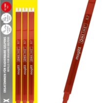Online MagiXX Pack de 3 Recambios de Tinta Gel Borrable - Trazo de 0.7mm - Color Rojo