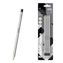 ErichKrause Art Pack de 3 Lapices de Grafito - Durezas Surtidas H