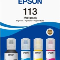 Epson 113 Pack de 4 Botellas de Tinta Pigmentada Originales - C13T06B640