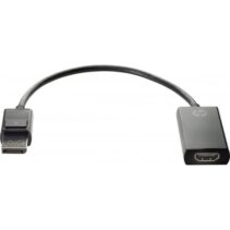 HP Adaptador DisplayPort a HDMI - Resolucion 4K - Conector DisplayPort Macho a HDMI Hembra - Diseño Compacto y Portátil
