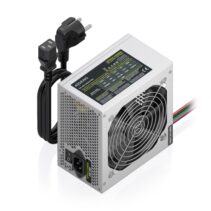 Aisens ASPC-500ATX-PSE Fuente de Alimentacion 500W ATX - Ventilador 120mm - OEM - Cable de Alimentacion Incluido - Color Plata