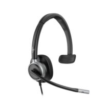 HP Poly Mission 615 Auricular Monoaural con Microfono - Almohadilla Polipiel Acolchada - Controles en Cable