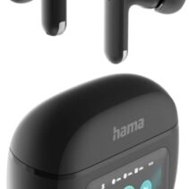 Hama Spirit Touch Auriculares Inalambricos TWS - Bluetooth 5.4 - Control Tactil Inteligente - Estuche Recargable - Color Negro
