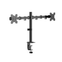 Cromad Soporte de Mesa con Brazos Articulados para 2 Monitores de 17"-32" - Giratorio