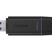 Kingston DataTraveler Exodia Memoria USB 512GB - USB 3.2 Gen 1 - Con Tapa - Enganche para Llavero - Color Negro (Pendrive)