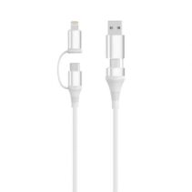 Ewent EC1075 Cable USB-C 4 en 1 - 60W - 1 Metro - USB-C