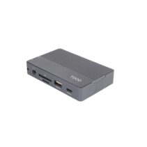 Tooq TQE-2242G Caja Externa M.2 NVME PCIe USB3.1 Gen2 Aluminio - Color Gris + Dock 10 en 1 - 1xHDMI 2.0 4K@60Hz