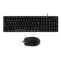 Unykach UK50545 Pack de Teclado + Raton 1200dpi OEM - 3 Botones - Uso Ambidiestro - Color Negro