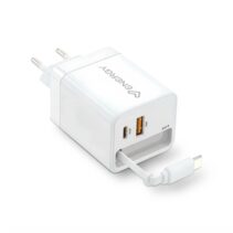Energy Sistem Retractable Charger Cargador GaN 20W - 1x USB-C PD