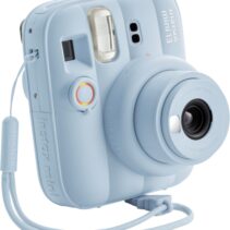 Fujifilm Instax Mini 13 Frost Blue Camara Instantanea - Tamaño de Imagen 62x46mm - Flash Auto - Exposicion Automatica - Mini Espejo para Selfies - Modo Primer Plano