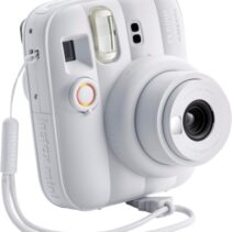 Fujifilm Instax Mini 13 Clay White Camara Instantanea - Tamaño de Imagen 62x46mm - Flash Auto - Exposicion Automatica - Mini Espejo para Selfies - Modo Primer Plano