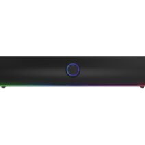 Genesis Helium 312BT Barra de Sonido 2.0 10W - USB - Bluetooth 5.2 - Iluminacion ARGB - Color Negro