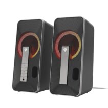 Genesis Hellium 100BT Altavoces 2.0 10W - USB - Bluetooth / Minijack - RGB -  Color Negro