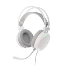 Genesis Neon 613 G2 Auricular Gaming - Altavoz 50mm -  Microfono de Condensador - RGB - Jack 3.5 - Color Blanco