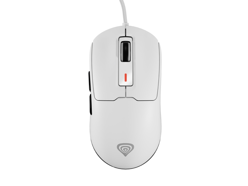 Genesis Krypton 660 Raton Gaming - Sensor Optico 12000 DPI PAW3327 - 6 Botones - USB - Switches Huano Purple - Color Blanco
