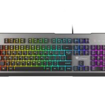 Genesis Rhod 500 Teclado Gaming Membrana - RGB - Anti-ghosting - Disposicion Española - Color Negro