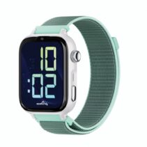 Savefamily Reloj Inteligente Smartwatch Infantil SaveWatch Plus 2 - Pantalla Amoled - Carcasa Blanca - Correa Tela Ocean