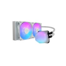 Cooler Master EliteLiquid 240 ARGB Kit de Refrigeracion Liquida - Ventiladores Preinstalados - Color Blanco