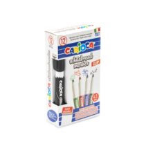 Carioca Rotulador para Pizarra Blanca - Punta de Ø 4.5mm - Tapa con Clip - Se Borra Facilmente - Se Seca Rapidamente - Color Negro